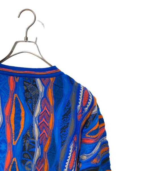 Coogi（クージー）Coogi (クージー) 3Dニット ブルー サイズ:SSの古着・服飾アイテム