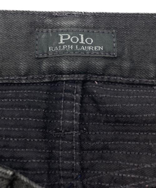POLO RALPH LAUREN（ポロ・ラルフローレン）POLO RALPH LAUREN (ポロ・ラルフローレン) バイカーパンツ ブラック サイズ:29/32の古着・服飾アイテム