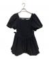 Treat Urself（トリートユアセルフ）の古着「puff sleeve ballon mini one piece」｜ブラック