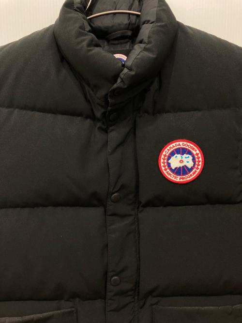 CANADA GOOSE（カナダグース）CANADA GOOSE (カナダグース) ダウンベスト ブラック サイズ:Sの古着・服飾アイテム