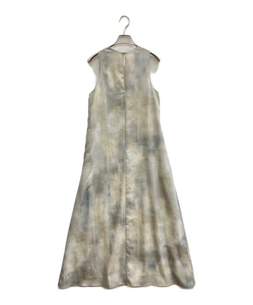 Louren（ローレン）Louren (ローレン) ブラードプリントドレス グレー サイズ:Sの古着・服飾アイテム