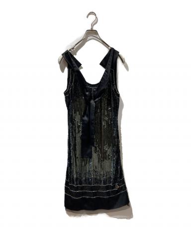 ITALY製 John Galliano 古着 ランジェリーレース タイトワンピ 中古・古着通販】GALLIANO (ガリアーノ) ワンピース ブラック サイズ