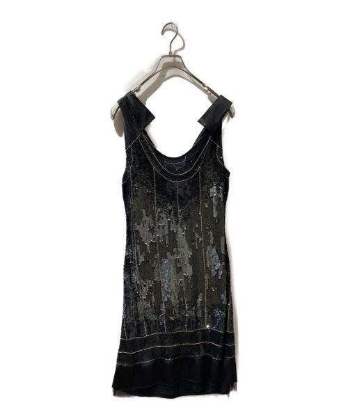 GALLIANO（ガリアーノ）GALLIANO (ガリアーノ) ワンピース ブラック サイズ:28/42の古着・服飾アイテム