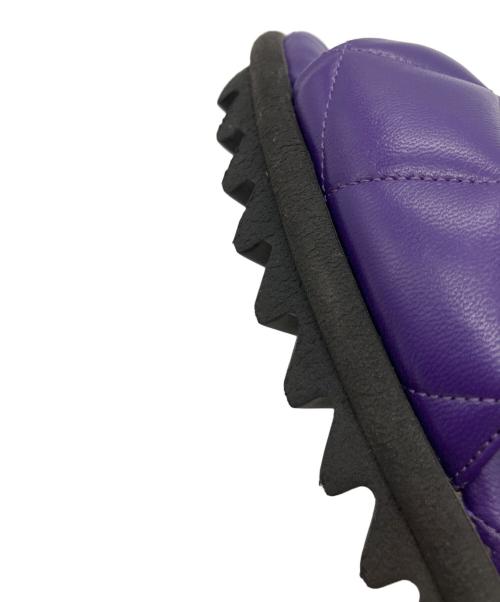 DRIES VAN NOTEN（ドリスヴァンノッテン）DRIES VAN NOTEN (ドリスヴァンノッテン) キルティングサンダル パープル サイズ:35の古着・服飾アイテム