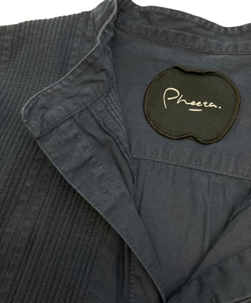 pheeta（フィータ）Pheeta (フィータ) Trinity シャツ ネイビー サイズ:2の古着・服飾アイテム