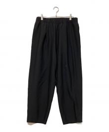 D.O UNITED ARROWS BY DAISUKE OBANA（ディーオーユナイテッドアローズバイダイスケオバナ）の古着「イージーパンツ」｜ブラック