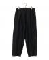 D.O UNITED ARROWS BY DAISUKE OBANA（ディーオーユナイテッドアローズバイダイスケオバナ）の古着「イージーパンツ」｜ブラック