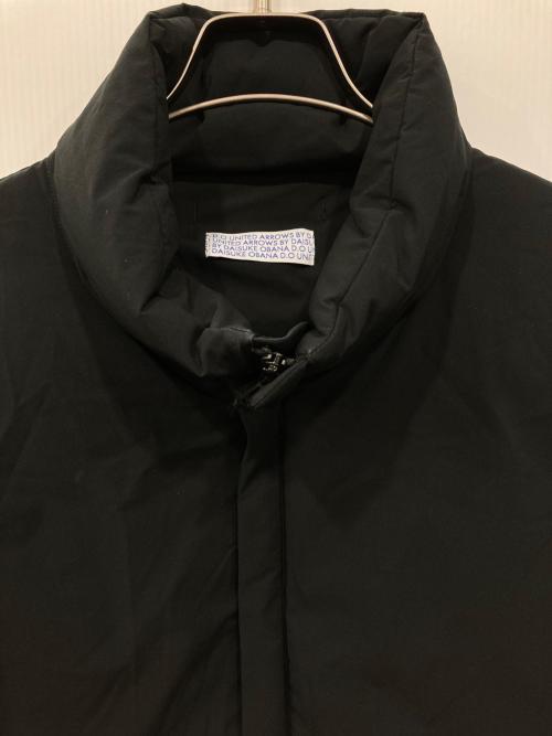 UNITED ARROWS（ユナイテッドアローズ）UNITED ARROWS (ユナイテッドアローズ) DAISUKE OBANA (ダイスケ オバナ) ダウンジャケット ブラック サイズ:Mの古着・服飾アイテム