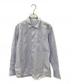ATONエイトン）の古着「Giza Broad Standard Shirt」｜ブルー