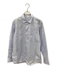 ATON（エイトン）の古着「Giza Broad Standard Shirt」｜ブルー