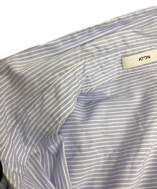 ATON（エイトン）ATON (エイトン) Giza Broad Standard Shirt ブルー サイズ:02の古着・服飾アイテム