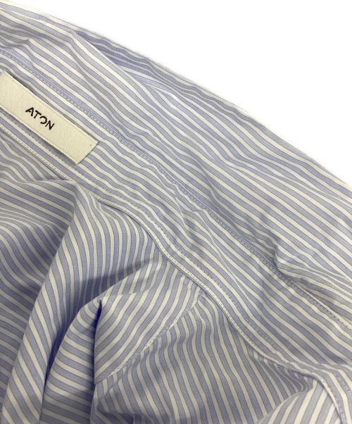 ATON（エイトン）ATON (エイトン) Giza Broad Standard Shirt ブルー サイズ:02の古着・服飾アイテム