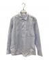 ATON（エイトン）の古着「Giza Broad Standard Shirt」｜ブルー
