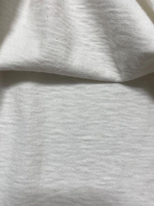 Dior（ディオール）Dior (ディオール) ダメージ加工スラブコットンジャージーTシャツ ホワイト×ブラック サイズ:Mの古着・服飾アイテム