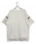 Dior (ディオール) ダメージ加工スラブコットンジャージーTシャツ ホワイト×ブラック サイズ:M：65000円