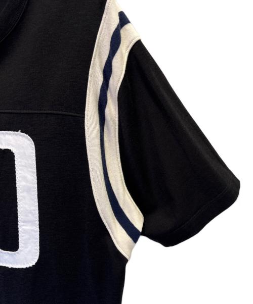 LOEWE（ロエベ）LOEWE (ロエベ) アナグラムヴィンテージ加工Tシャツ ブラック×ホワイト サイズ:Mの古着・服飾アイテム
