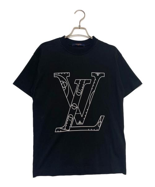 LOUIS VUITTON（ルイ ヴィトン）LOUIS VUITTON (ルイ ヴィトン) NBA (エヌビーエー) Printed T-Shirt ブラック サイズ:XSの古着・服飾アイテム