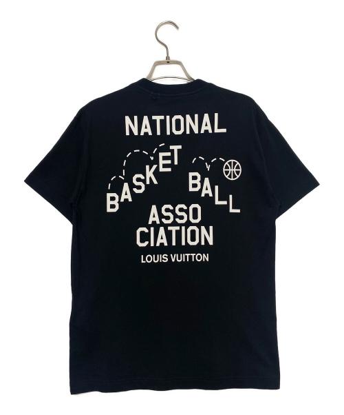 LOUIS VUITTON（ルイ ヴィトン）LOUIS VUITTON (ルイ ヴィトン) NBA (エヌビーエー) Printed T-Shirt ブラック サイズ:XSの古着・服飾アイテム