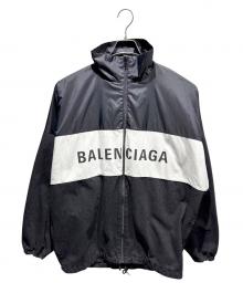 BALENCIAGA（バレンシアガ）の古着「デニム切替ブルゾンジャケット 529213 TBQ03」｜ホワイト×ブラック