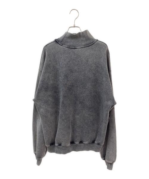 ALEXANDER WANG（アレキサンダー・ワン）ALEXANDER WANG (アレキサンダー・ワン) CLASSIC MOCK NECK SWEAT SHIRT グレー サイズ:XSの古着・服飾アイテム