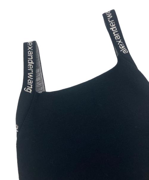 ALEXANDER WANG（アレキサンダー・ワン）ALEXANDER WANG (アレキサンダー・ワン) クロスストラップ ミニドレス ブラック サイズ:XSの古着・服飾アイテム