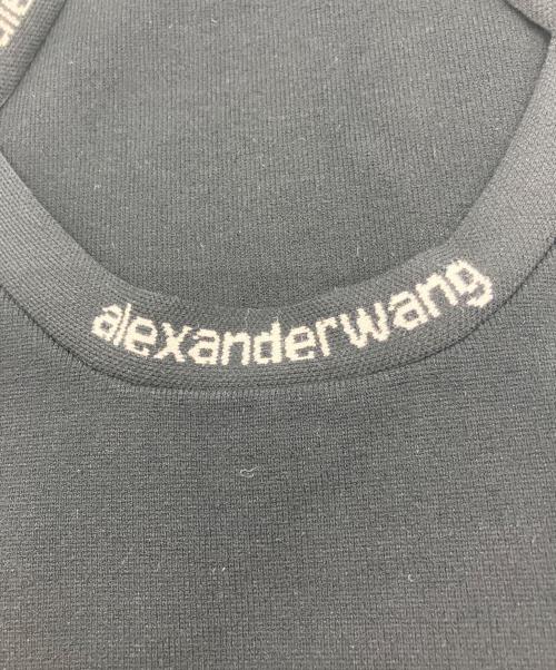 ALEXANDER WANG（アレキサンダー・ワン）ALEXANDER WANG (アレキサンダー・ワン) クロスストラップ ミニドレス ブラック サイズ:XSの古着・服飾アイテム