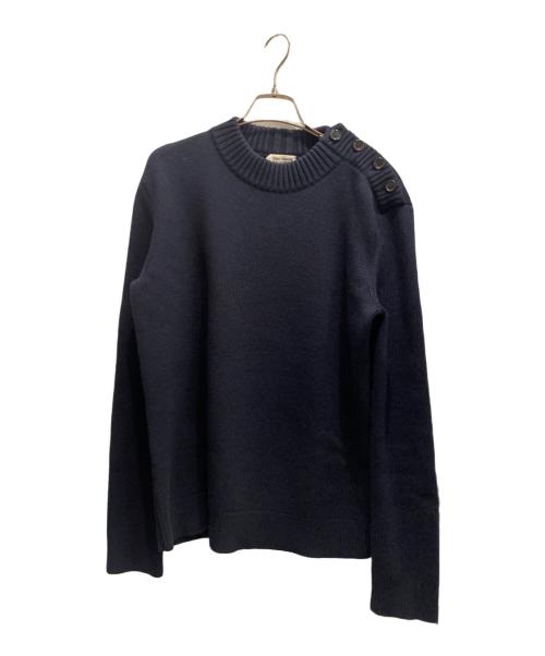 Saint Laurent Paris（サンローランパリ）Saint Laurent Paris (サンローランパリ) ショルダーボタンニット ネイビー サイズ:Mの古着・服飾アイテム