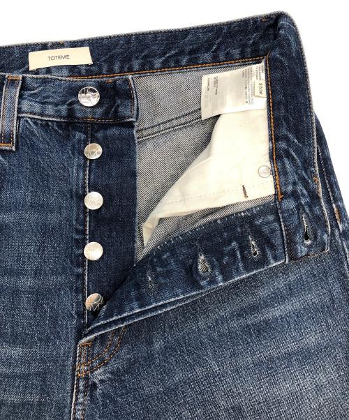 toteme（トーテム）toteme (トーテム) CLASSIC CUT DENIM ブルー サイズ:SIZE W27×L30の古着・服飾アイテム
