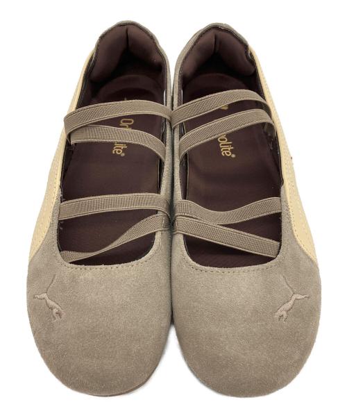 PUMA（プーマ）PUMA (プーマ) BEAUTY&YOUTH (ビューティーアンドユース) SPEEDCAT コンビ バレエ スニーカー グレー サイズ:23.5の古着・服飾アイテム