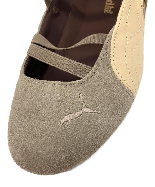 PUMA（プーマ）PUMA (プーマ) BEAUTY&YOUTH (ビューティーアンドユース) SPEEDCAT コンビ バレエ スニーカー グレー サイズ:23.5の古着・服飾アイテム