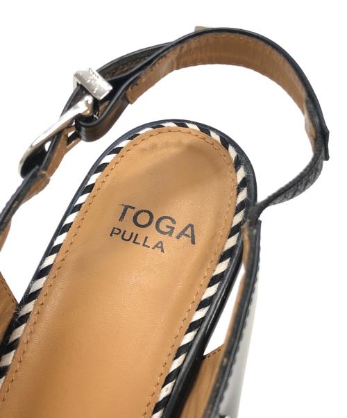 TOGA PULLA（トーガ プルラ）TOGA PULLA (トーガ プルラ) ミュール ブラック サイズ:23.5の古着・服飾アイテム