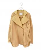 Mame Kurogouchiマメクロゴウチ）の古着「Grain Finish Flap Front Jacket」｜ベージュ