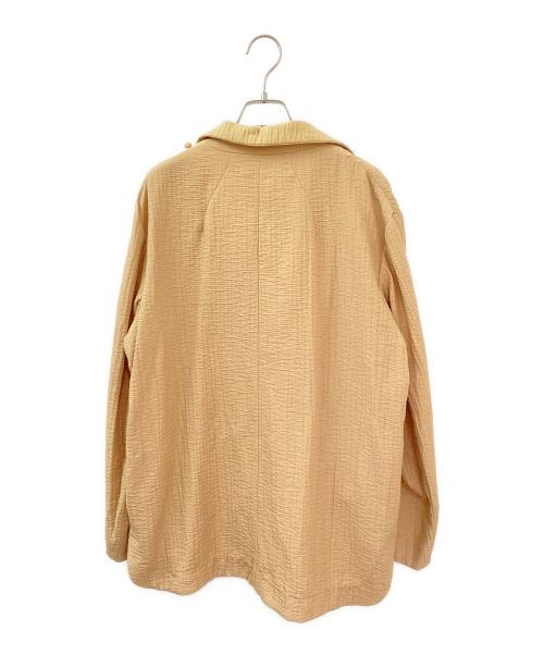 Mame Kurogouchi（マメクロゴウチ）Mame Kurogouchi (マメクロゴウチ) Grain Finish Flap Front Jacket ベージュ サイズ:2の古着・服飾アイテム