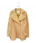 Mame Kurogouchi（マメクロゴウチ）の古着「Grain Finish Flap Front Jacket」｜ベージュ