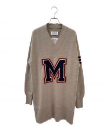 Maison Margiela 4×REPLICA（メゾンマルジェラ 4×レプリカ）の古着「2015 レプリカカレッジセーター」｜グレージュ