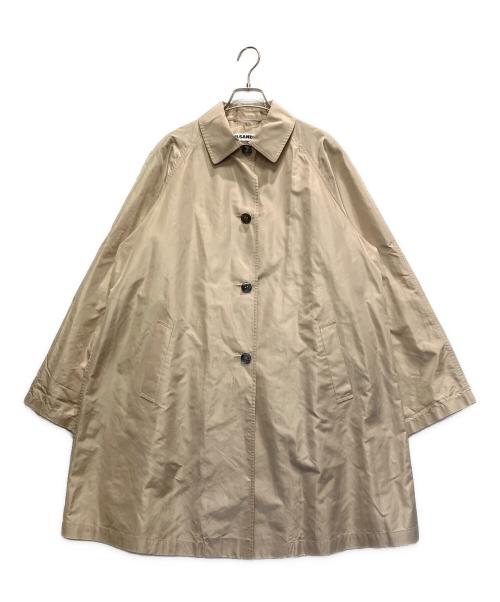 JIL SANDER（ジルサンダー）JIL SANDER (ジルサンダー) シルクステンカラーコート ベージュ サイズ:34の古着・服飾アイテム