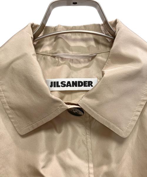 JIL SANDER（ジルサンダー）JIL SANDER (ジルサンダー) シルクステンカラーコート ベージュ サイズ:34の古着・服飾アイテム