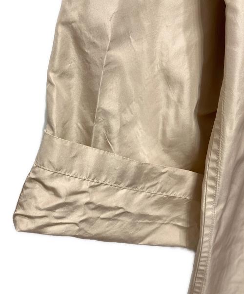 JIL SANDER（ジルサンダー）JIL SANDER (ジルサンダー) シルクステンカラーコート ベージュ サイズ:34の古着・服飾アイテム