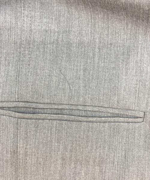 anuke（アンヌーク）anuke (アンヌーク) Twill Over Jacket グレー サイズ:36の古着・服飾アイテム