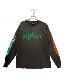 SAINT MICHAEL×VLONE（セントマイケル×ヴィーロン）の古着「VL-LS TEE」｜ブラック