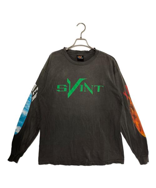 SAINT MICHAEL（セントマイケル）SAINT MICHAEL (セントマイケル) VLONE (ヴィーロン) VL-LS TEE ブラック サイズ:Lの古着・服飾アイテム