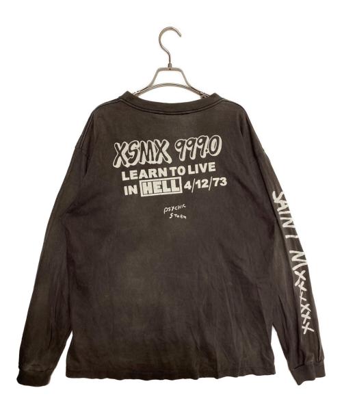 SAINT MICHAEL（セントマイケル）SAINT MICHAEL (セントマイケル) LS TEE SHEEP GORILLA ブラック サイズ:Lの古着・服飾アイテム