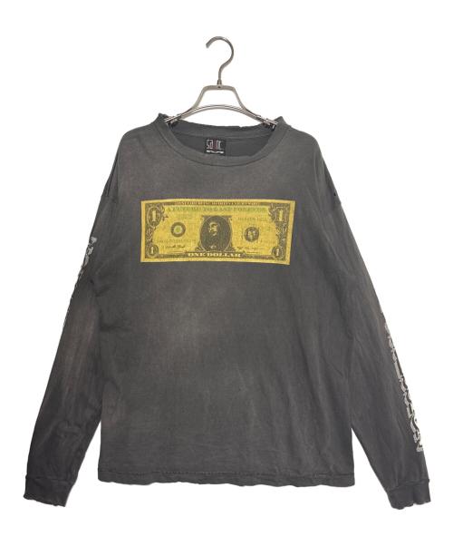 SAINT MICHAEL（セントマイケル）SAINT MICHAEL (セントマイケル) KMR-LS TEE ブラック サイズ:Lの古着・服飾アイテム