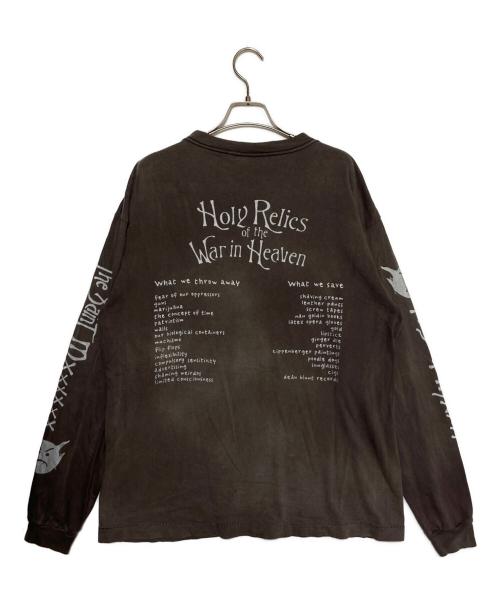 SAINT MICHAEL（セントマイケル）SAINT MICHAEL (セントマイケル) LS TEE SATAN チャコールグレー サイズ:Lの古着・服飾アイテム