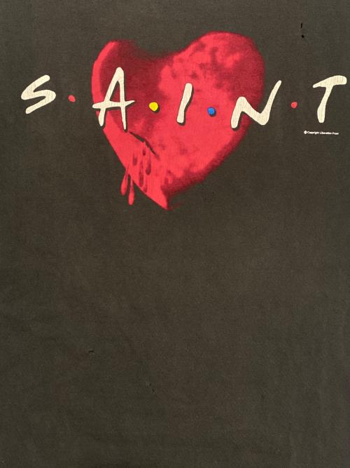 SAINT MICHAEL（セントマイケル）SAINT MICHAEL (セントマイケル) SS TEE/ HEART チャコールグレー サイズ:Lの古着・服飾アイテム
