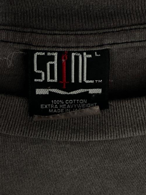 SAINT MICHAEL（セントマイケル）SAINT MICHAEL (セントマイケル) T-SHIRT SAINT YOUTH ASCENSION チャコールグレー サイズ:Lの古着・服飾アイテム
