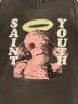 中古・古着 SAINT MICHAEL (セントマイケル) T-SHIRT SAINT YOUTH ASCENSION チャコールグレー サイズ:L：30000円