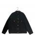 BALENCIAGA（バレンシアガ）の古着「Spray Paint BB Logo Denim Jacket」｜ブラック