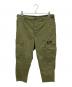 uniform experiment（ユニフォームエクスペリメント）の古着「HEM CUT OFF CROPPED CARGO PANTS」｜オリーブ