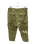 uniform experiment (ユニフォームエクスペリメント) HEM CUT OFF CROPPED CARGO PANTS オリーブ サイズ:2：7000円